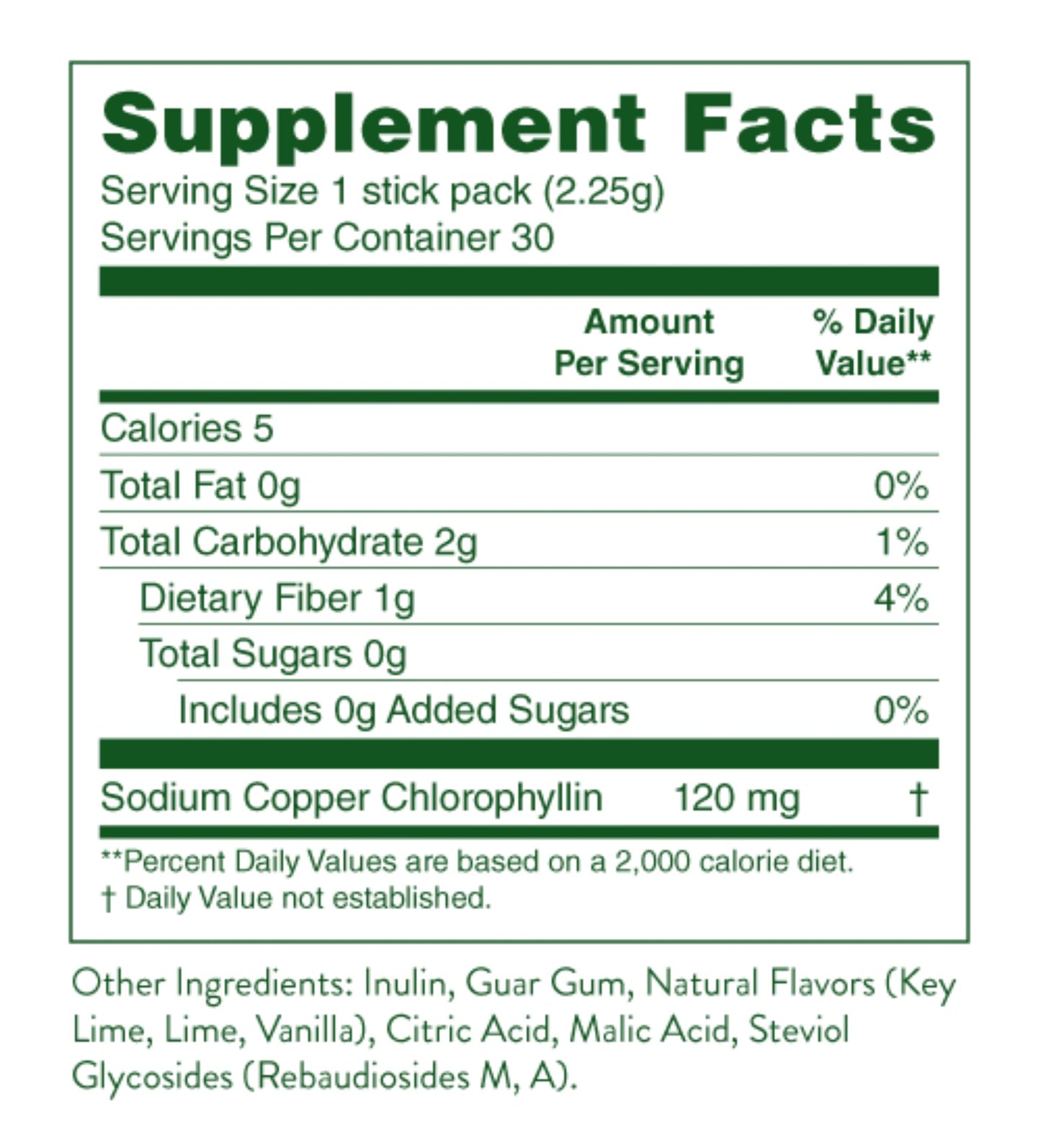 Nature's Sunshine Chlorophyll Stick Packs: Supercharge Your Detox and Boost Gut Health in Convenient, Delicious Stick Packs (Lime Twist)