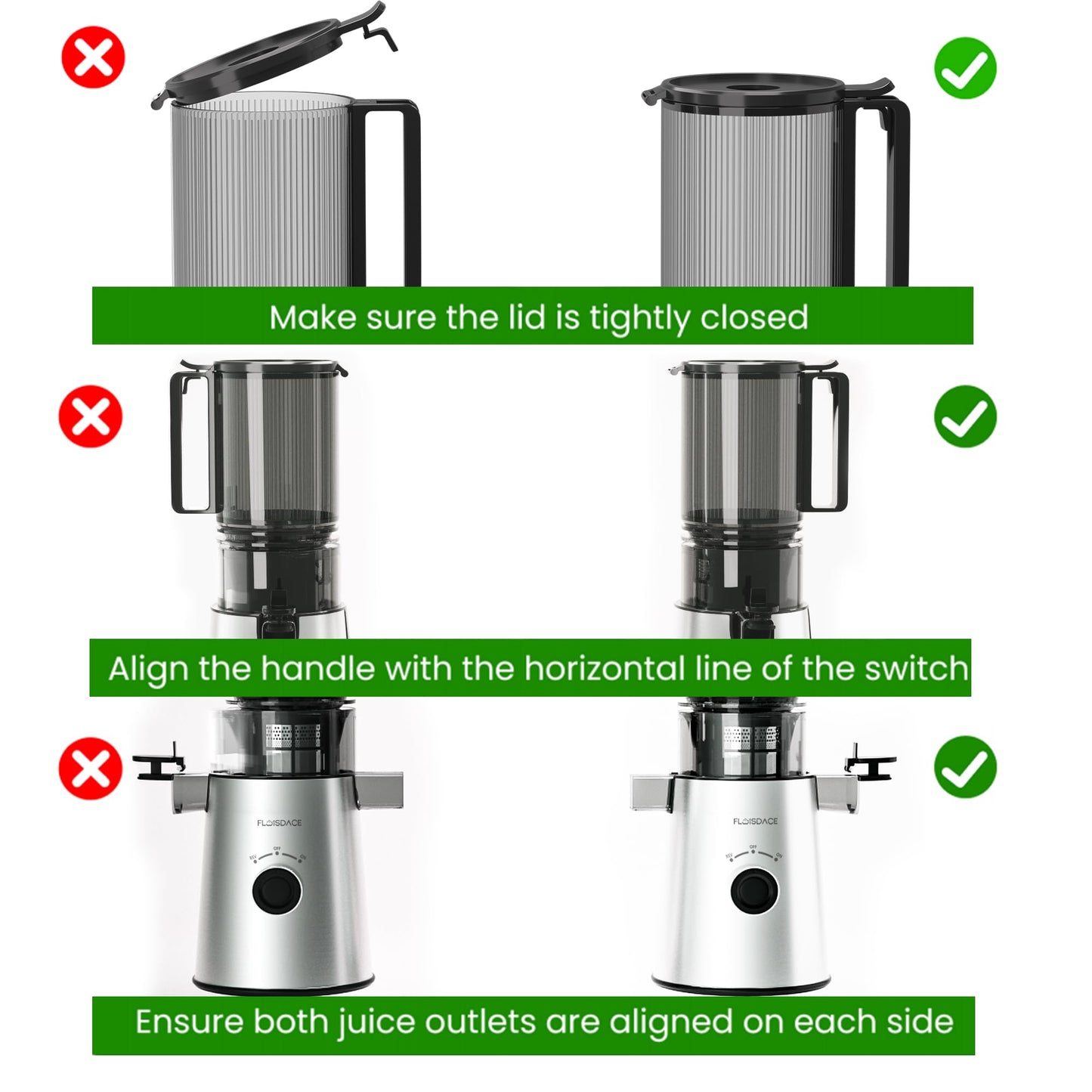 Cold Press Juicer, Slow Masticating Juicer Machines with 5" Feeding Chute Fit Whole Fruits&Vegetables, Stainless Steel Slow Masticating Juicer Easy to Clean, 99.6% Juice Purity, 1.5L Capacity.