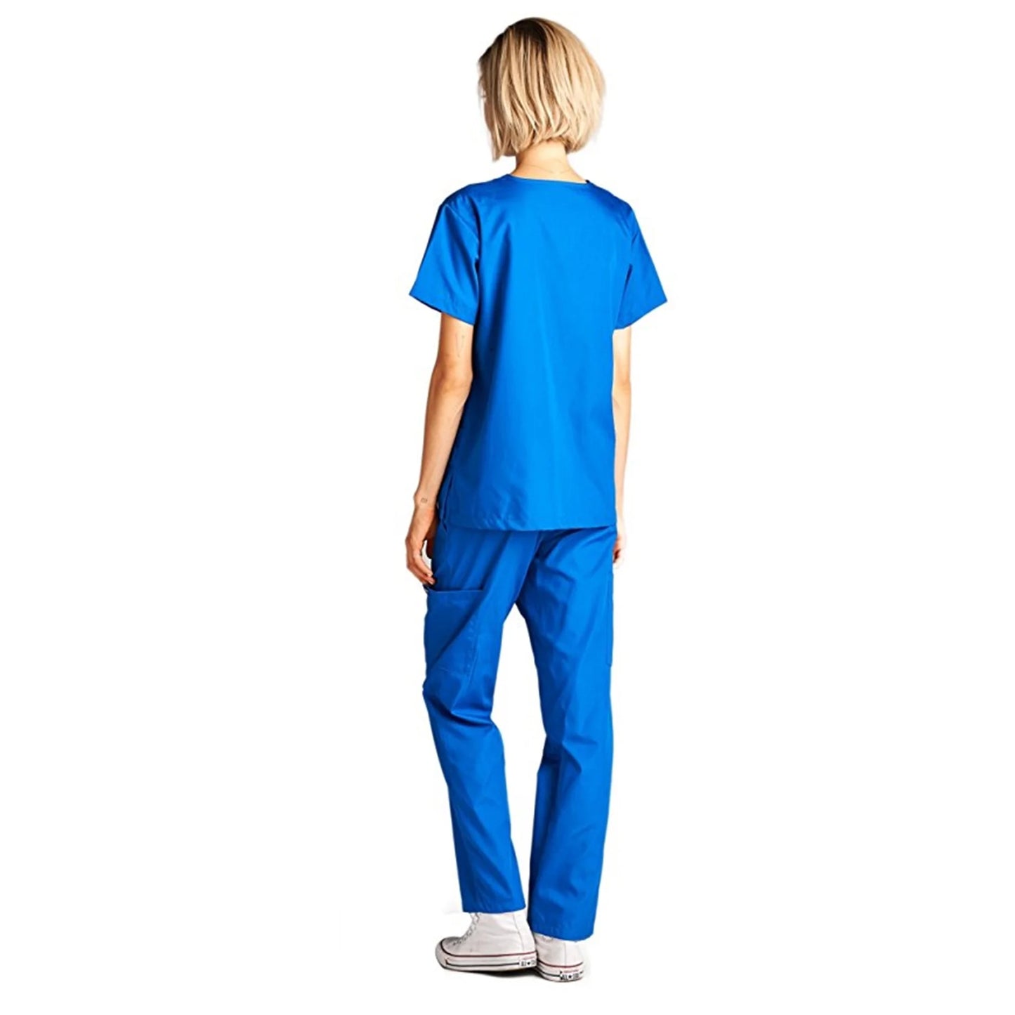 Medical Uniform Unisex Scrubs Set Scrub Top and Pants
