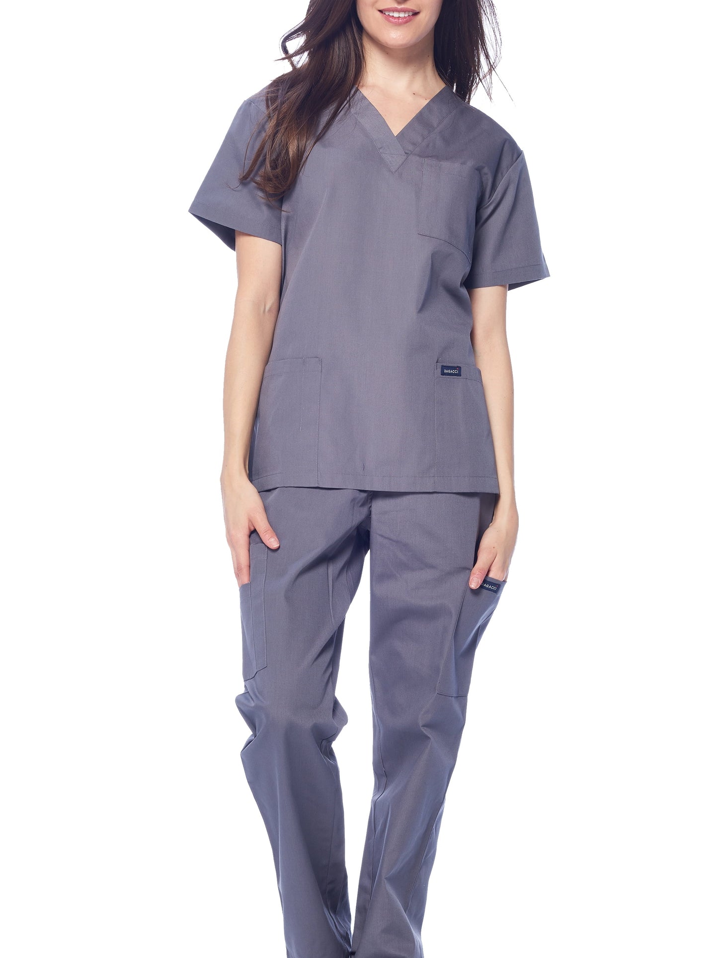 Medical Uniform Unisex Scrubs Set Scrub Top and Pants