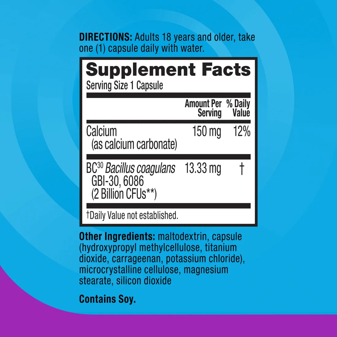 Daily Probiotic Capsules, 30 Ct (Pack of 3)
