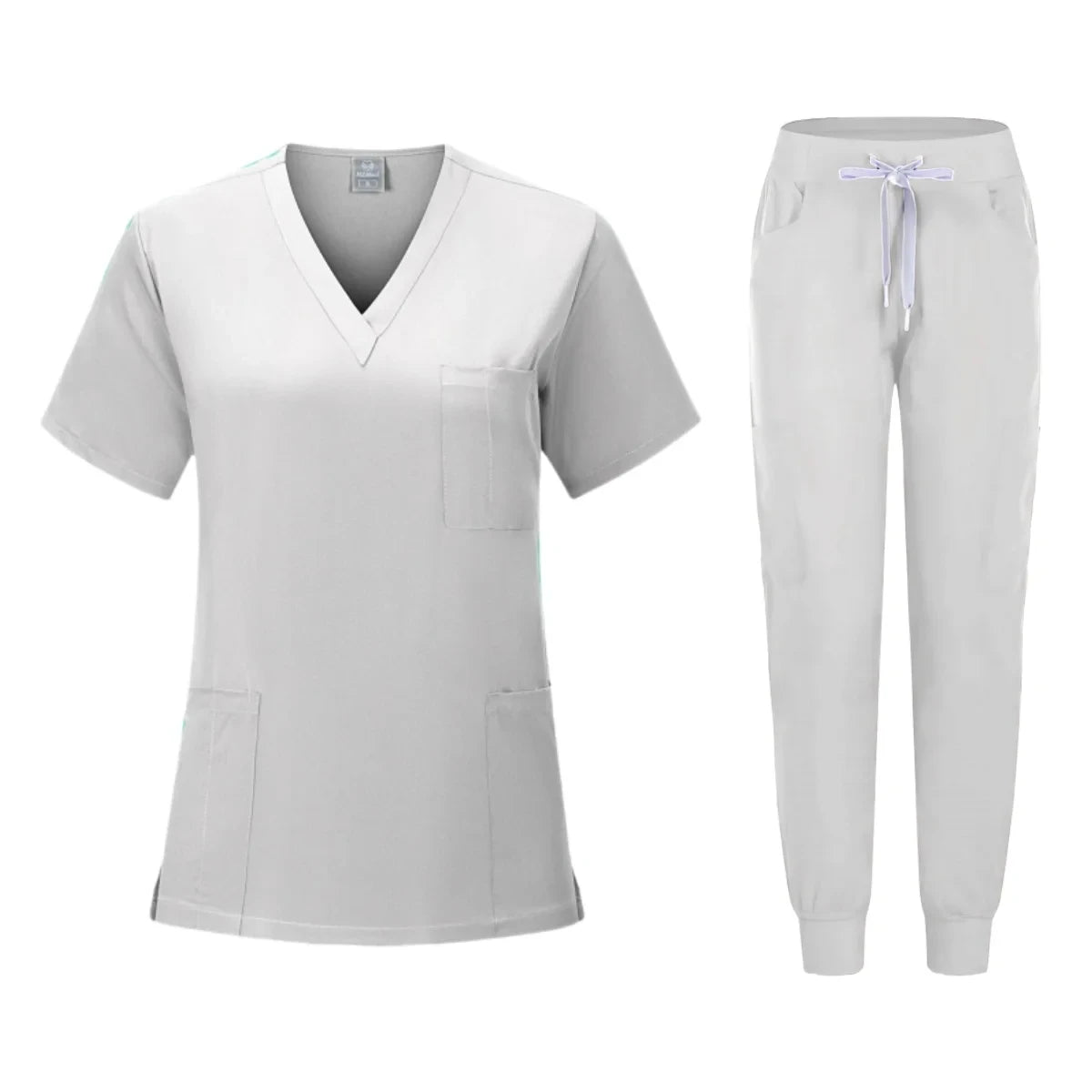 Hot Sale anti Wrinkle Washable Soft Fabric Nurse Scrubs Hospital Uniform Medical Scrubs Women Jogger Scrubs Sets Pair