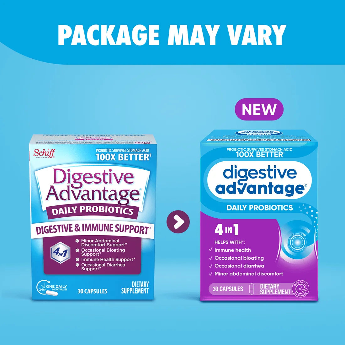 Daily Probiotic Capsules, 30 Ct (Pack of 3)