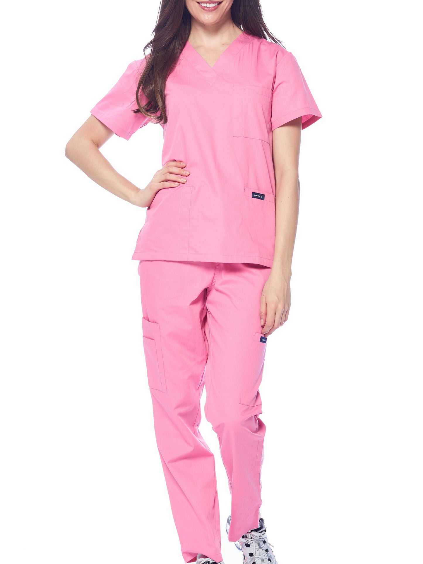 Medical Uniform Unisex Scrubs Set Scrub Top and Pants
