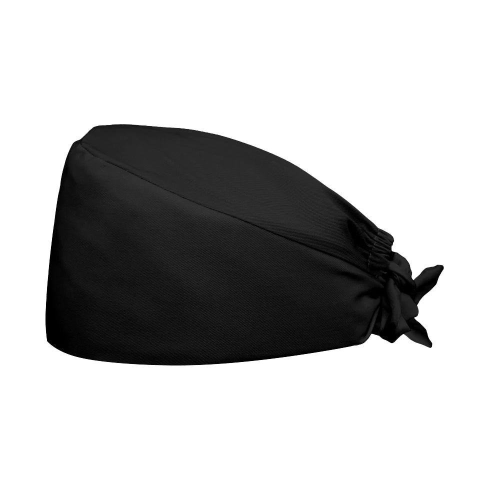 Wholesale Solid Color Surgical Hats Bandage Nursing Scrubs Hat Beautician Working Nurse Cap Hats Lab Medical Women Scrubs Cap