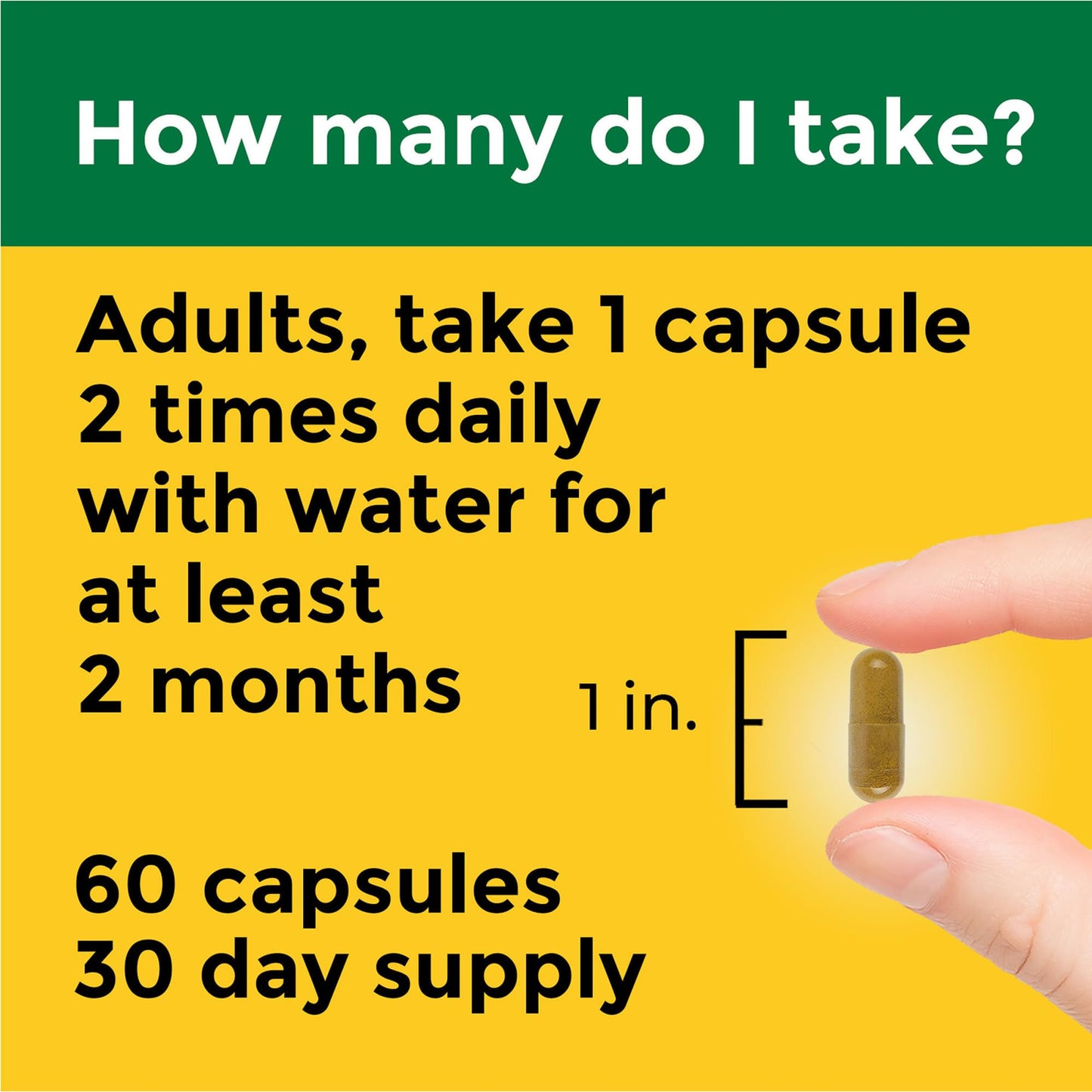 Nature Made Better Absorption Berberine Phytosome Capsules, 1100mg Per 2 Capsules Daily, Berberine Supplement for Cardiovascular Health Support, 60 Capsules, 30 Day Supply