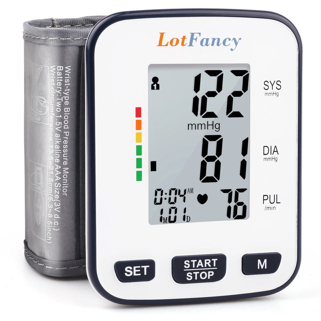 Blood Pressure Cuff Wrist, Wrist Blood Pressure Monitor for Home Travel Use