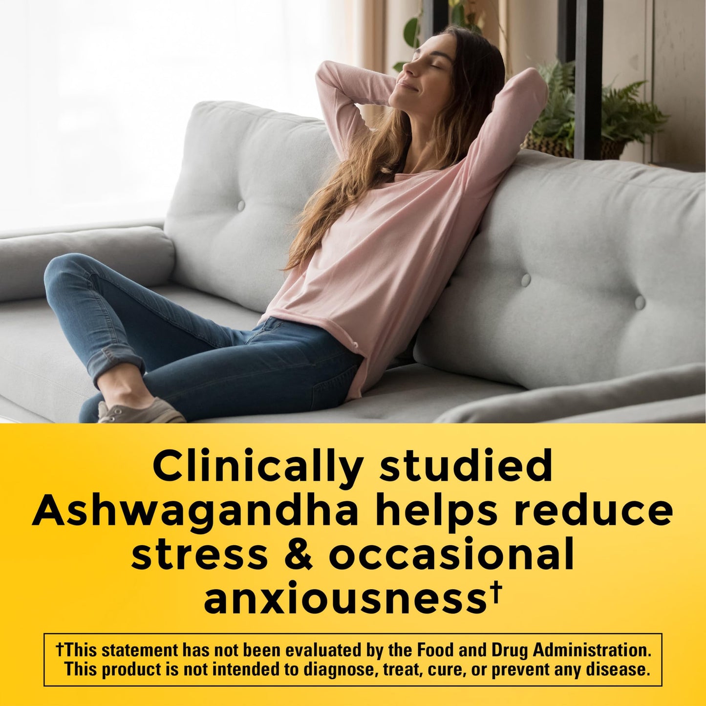 Nature Made Ashwagandha Capsules 125mg for Stress Support, 60 Capsules, 60 Day Supply