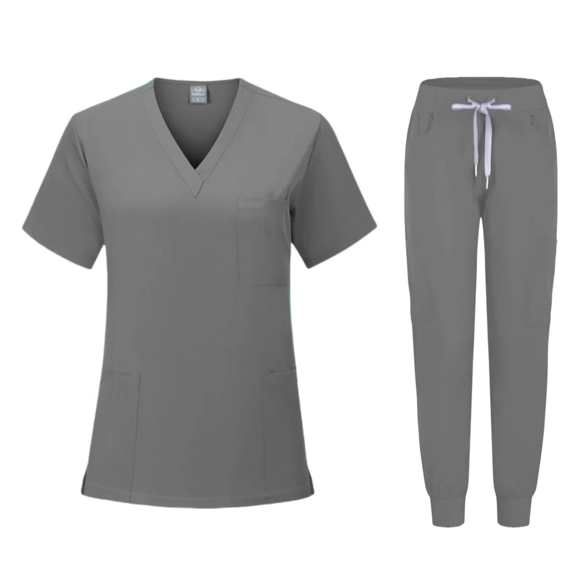 Hot Sale anti Wrinkle Washable Soft Fabric Nurse Scrubs Hospital Uniform Medical Scrubs Women Jogger Scrubs Sets Pair