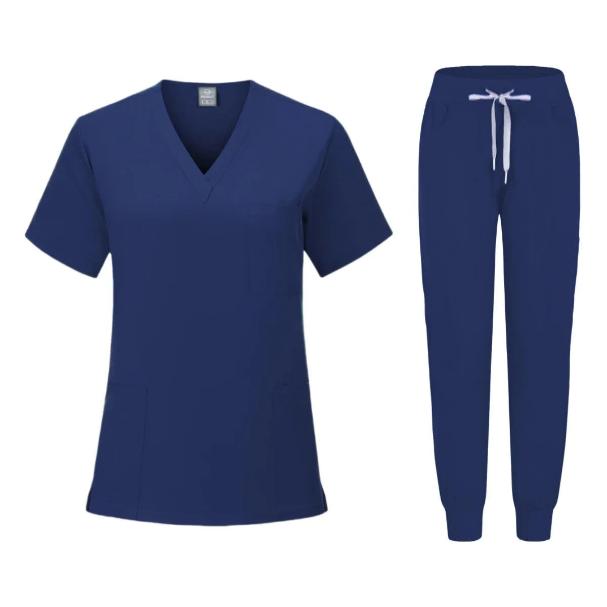 Hot Sale anti Wrinkle Washable Soft Fabric Nurse Scrubs Hospital Uniform Medical Scrubs Women Jogger Scrubs Sets Pair