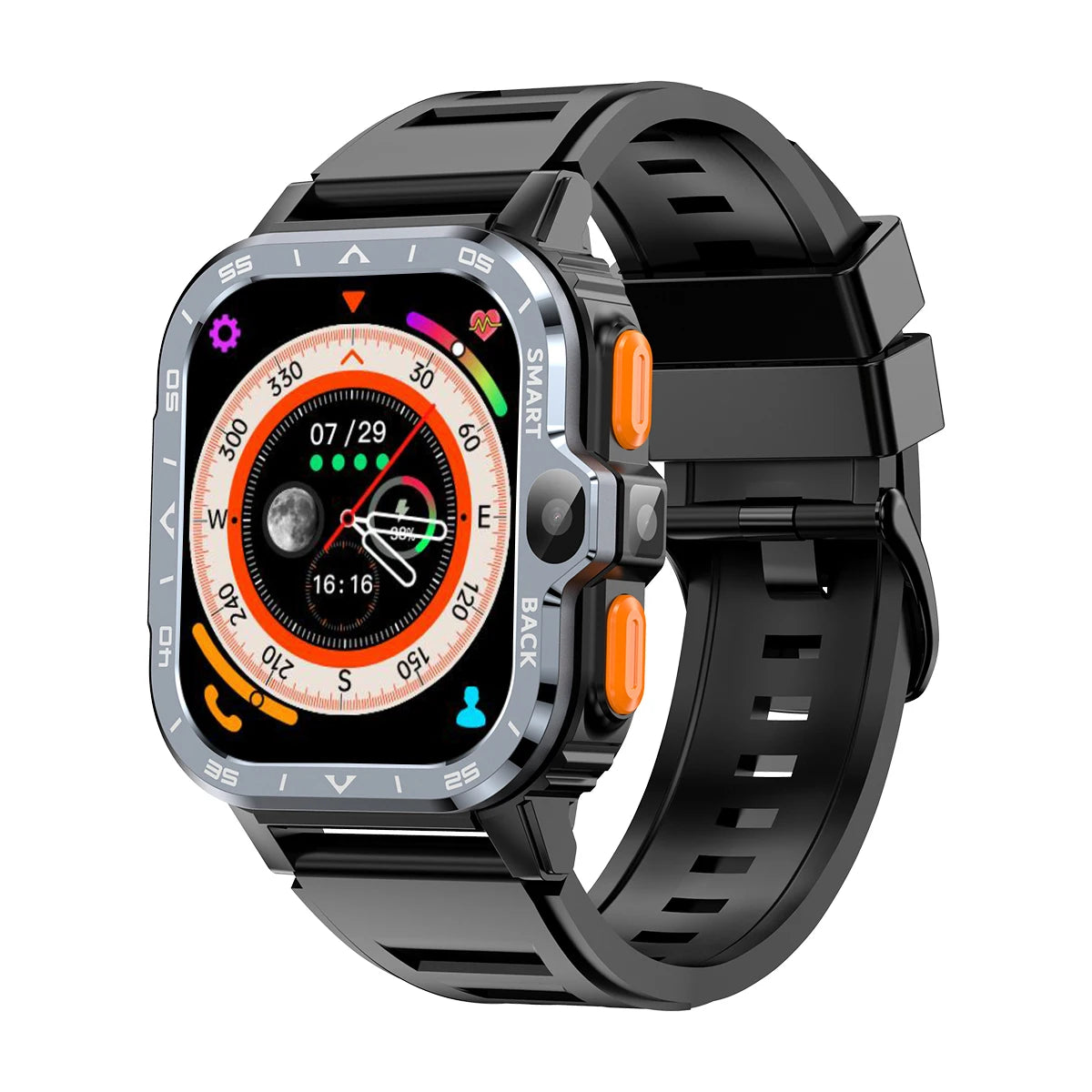 2024 Fitness Activity Tracker With Multiple Sport Modes/Heart Rate/Sleep Pedometer Smart Watch(Answer/Make Call)