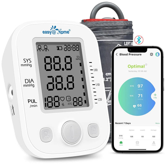 Digital Upper Arm Blood Pressure Monitor with Cuff, Battery, Bag