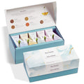 Premium Presentation Box Gift Set Sampler, 20 Count, Assorted Blends Individually Wrapped Handcrafted Pyramid Infuser Bags, Wellbeing Tea